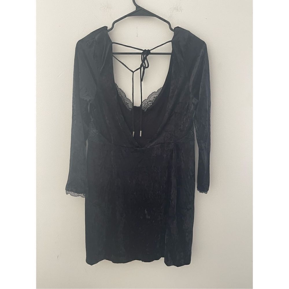 Free People Velvet Dress Size L - Picture 5 of 8